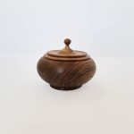 قندان چوبی خمره ای کد CH1003